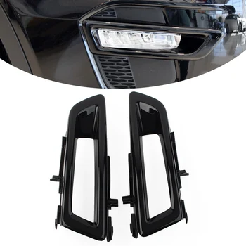1 шт. глянцевый черный автомобильный передний бампер, крышка противотуманной фары, декоративная отделка для Land Rover Discovery Sport 2015-2018
