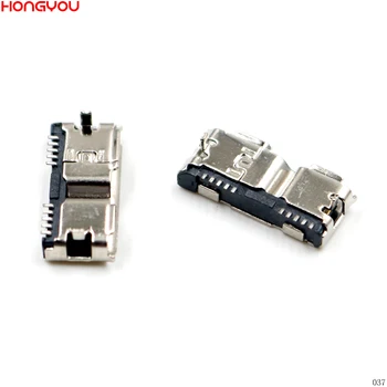 10 Шт./лот Micro USB 3.0 10Pin B Тип SMT Розетка Разъем Для Зарядки Жестких Дисков Интерфейс Передачи Данных Разъем Для зарядки Порт