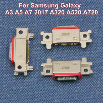 10 шт. Разъем для док-станции с разъемом Micro USB для Samsung Galaxy A3 A5 A7 2017 A320 A520 A720