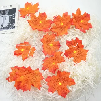 100шт Искусственный шелк, Кленовый лист, Клипарт, красочные осенние яркие искусственные цветочные листья, используемые для домашней свадьбы, Декабрь