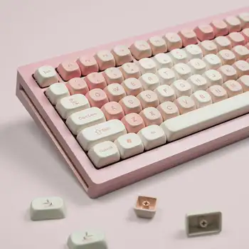 143 Клавиши Pink Cherry MOA Profile PBT Keycaps Customs Dye Sub Key caps для игровой механической клавиатуры 61/87/104 Cherry MX Switch Gaming