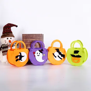 2 шт Милая переносная сумка из тыквы на Хэллоуин, сумка для сладостей для детей, ведро для хранения конфет на Хэллоуин, Переносная Подарочная корзина