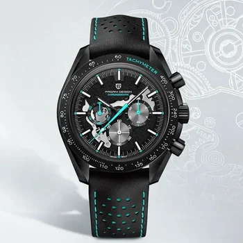 2023 Новый дизайн PAGANI Moon Мужские часы Спортивные кварцевые Часы Для Мужчин Хронограф AR сапфировое стекло 100 м Водонепроницаемые наручные часы