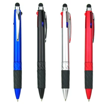 4 Шт 1 комплект Стильных портативных шариковых ручек, креативных ручек для письма со стилусом