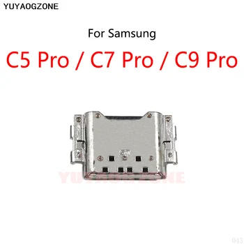 50 шт./лот Для Samsung C5 Pro C5010/C7 Pro C7010/C9 Pro C9000 Тип-C USB Зарядная док-станция Порт Зарядки Разъем Jack