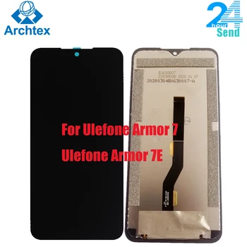6,3 дюйма Для 100% Оригинального Ulefone Armor 7 & 7E ЖК-дисплей + Сенсорный Экран Дигитайзер В Сборе Ремонт Дисплейного Модуля Android 10