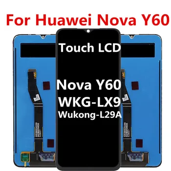 6,6 Дюймов 720*1600 для Huawei Nova Y60 ЖК-дисплей с сенсорным экраном в сборе с цифровым преобразователем WKG-LX9 ЖК-дисплей