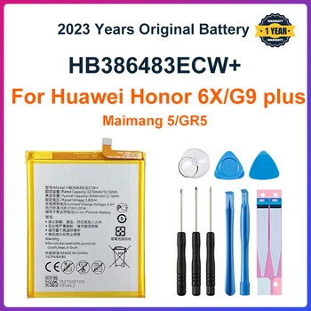 HB386483ECW + Аккумулятор емкостью 3340 мАч Для Huawei Maimang 5 Honor 6X G9 plus GR5 2017 MLA-AL00/AL10 Батареи + Инструменты