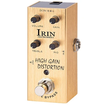 IRIN 1Set Гитарный эффектор Chorus Professional, Одноблочный маленький эффектор, Матовый оранжевый