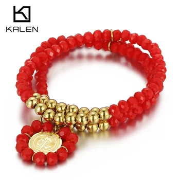 Kalen Богемные бусы, Набор браслетов-цепочек для женщин, Многослойные браслеты с подвесками, Модные наручные украшения для страстных девушек
