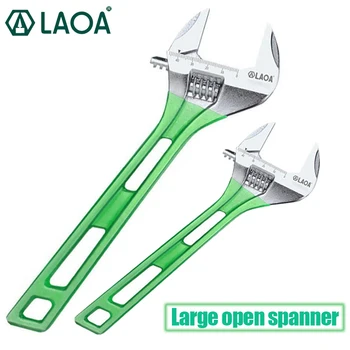 LAOA Большой открытый регулируемый гаечный ключ, легкий гаечный ключ, инструменты для обслуживания дома 