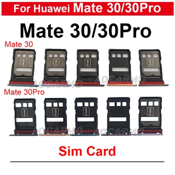 SIM-карта для Huawei Mate 30 Pro 30Pro Гнездо для гнезда Держатель лотка для sim-карты Ремонт Запасных частей