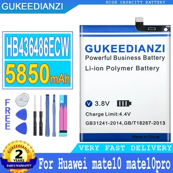Аккумулятор GUKEEDIANZI 5850 мАч, HB436486ECW, для Huawei Mate 10 Pro, Mate 10 Pro Lite, Mate X ALP-AL00, Mate10 Mate10 Prolite
