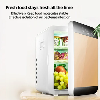 Бытовой холодильник объемом 20 л, морозильная камера Geladeira, Небольшой холодильник, кухонный холодильник, домашний, автомобильный холодильник двойного назначения