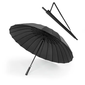 Ветрозащитный Качественный Зонт от Сильного Дождя Для Джентльменов Роскошный Открытый Усиленный Зонт Большой Дождевик Golf Guarda Chuva Invertido