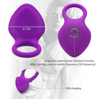 Вибрирующее кольцо для члена Секс-игрушки для мужчин с управлением приложением Bluetooth, вибратор, кольцо для пениса, задержка эякуляции, секс-игрушки для взрослых 18 лет