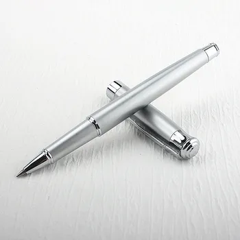 Высококачественная металлическая ручка-Роллер 903 серебристая metal elegante signature switzerland ink pens новая