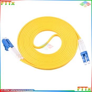 Высококачественный патч-корд LC/UPC-LC/UPC Single Mode Duplex Fiber 2.0 мм, 3.0 мм Волоконно-оптический кабель OS2 1м, 3м, 5м10м Волоконно-оптическая перемычка