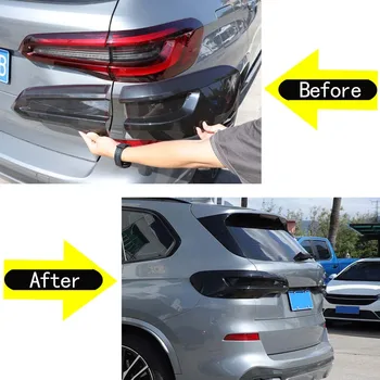 Для BMW X5 G05 2019-2022 ABS Черный корпус заднего фонаря автомобиля Наклейка на накладку заднего фонаря Автомобильные Аксессуары