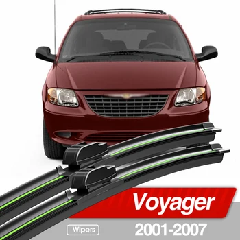 Для Chrysler Voyager 2001-2007 Щетки стеклоочистителя переднего лобового стекла 2шт Аксессуары для окон 2002 2003 2004 2005 2006