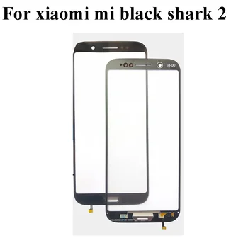 Для Xiaomi Mi Black Shark 2 Передний ЖК-объектив Сенсорный внешний экран класса Blackshark 2 Стекло без изгиба