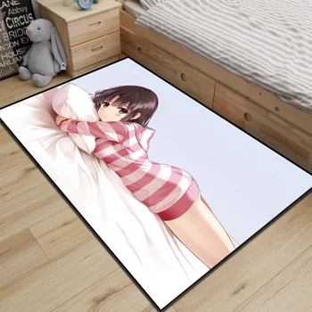 Кату Мегуми, коврик для девочки из мультфильма, Ковер На полу, Спальня, гостиная, Нескользящий коврик, подарки для косплея