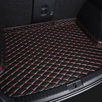 Коврик для багажника автомобиля из искусственной кожи на заказ для Lincoln Continental 2017-2020 Nautilus 2019-2022 MKZ Автомобильные аксессуары Интерьер