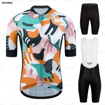 Комплект велосипедной майки 2023 Мужская Велосипедная одежда MTB Джерси Ciclismo Hombre Одежда Форма с коротким рукавом Для триатлона Ropa De Hombre