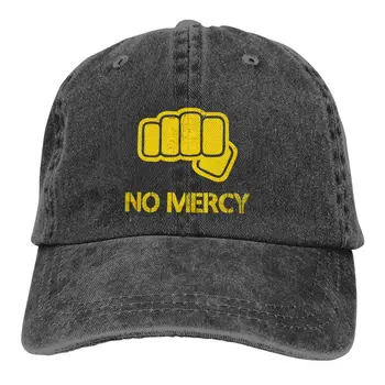 Летняя кепка с солнцезащитным козырьком No Mercy Хип-хоп кепки Cobra Kai Ковбойская шляпа с козырьком для папаши-дальнобойщика