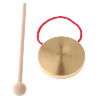 Металлический Гонг Китайский Традиционный музыкальный инструмент Игрушечная тарелка Ритм-перкуссия
