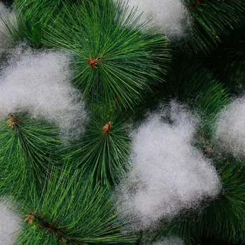 Мягкий пушистый искусственный снег, долговечный Пушистый искусственный хлопковый снег своими руками для зимнего рождественского украшения, улучшающий зимний отдых