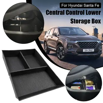 Нижний Ящик Для Хранения Центрального Управления Подходит Для Автомобильного Ящика Для Хранения Hyundai Santa Fe Santa Fe Разные Аксессуары Для Хранения