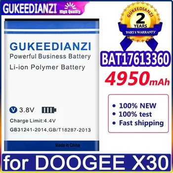  Новинка Для DOOGEE X30 BAT17613360 Замена Запасных Частей 4950 мАч Резервная Батарея для смартфона DOOGEE X30 Batterij
