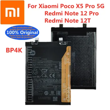 Новый Высококачественный Оригинальный Аккумулятор Xiaomi BP4K 5000 мАч Для Xiaomi Redmi Note 12 Pro/Note 12T Poco X5 Pro 5G Аккумулятор Мобильного Телефона