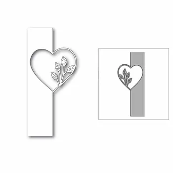 Новый Угловой Лист Heart Border 2020 Металлические Режущие Штампы для DIY Скрапбукинга и Изготовления Открыток Декоративное Тиснение Без Штампов