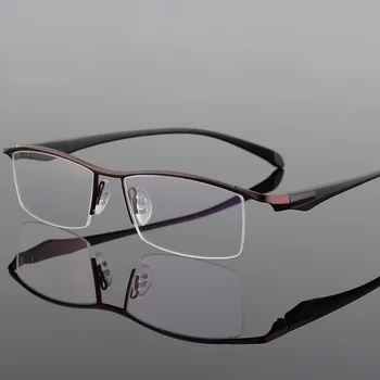 Оправа для очков CHFEKUMEET Мужская Оправа для оптических очков из титана TR90, оправа для очков с прогрессирующей близорукостью