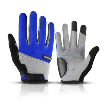 Перчатки для велоспорта на открытом воздухе Противоскользящие перчатки на полный палец Мужские Женские MTB Велосипедные Дышащие противоударные спортивные Теплые перчатки Велосипедные перчатки