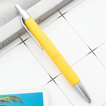 Подарочная ручка для бизнеса, 50 шт., красочная шариковая ручка с клеевым спреем, рекламная ручка для рекламы конференций в отеле, рекламная ручка для отеля