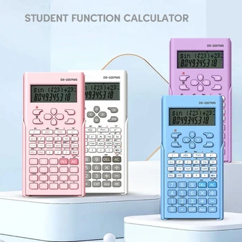 Портативный Научный Калькулятор 12-Значный Широкоэкранный Многофункциональный Инструмент для экзаменов Студенты Функциональный Калькулятор Профессионалы