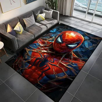 Противоскользящие коврики Disney Spiderman Большой площади, 3D-ковер для дома, гостиной, кухни, спальни, Диван, коврик, Детский коврик для пола, Подарочный декор