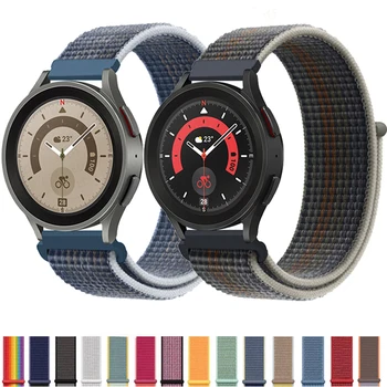 Ремешок с нейлоновой петлей для Samsung Galaxy Watch 5/pro/4/6/ Классический/3/активный 2/Gear S3 20мм/22мм браслет Huawei watch GT 2 4 3 pro ремешок