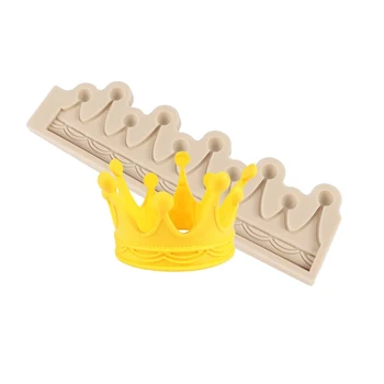 Силиконовая форма в виде короны, форма для выпечки сахарных кексов, инструменты для украшения помадного торта