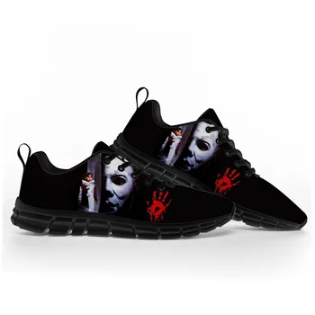 Спортивная обувь для ужасов на Хэллоуин, Майкл Майерс, Мужские, женские, подростковые, детские кроссовки, Повседневная высококачественная парная обувь на заказ.