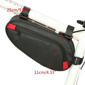 Чехол для велосипедной трубки, водонепроницаемая треугольная сумка для хранения передней рамы MTB велосипеда
