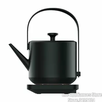 Японский Ретро Электрический чайник емкостью 600 МЛ, портативный Бойлер, Кофейник из нержавеющей стали для домашнего Офиса, 3 цвета